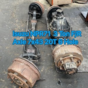 Isuzu NPR71 Road King 3 Ton Front Rear Axle 6 Hole