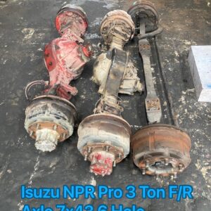 Isuzu NPR75 Pro 3 Ton Front Rear Axle 7×43 6 Hole