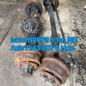 Isuzu NPR72 3 Ton Front Rear Axle 7×43 20T 6 Hole