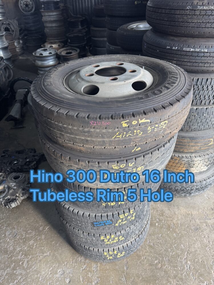 Hino 300 Dutro 16 Inch Tubeless Rim 5 Hole