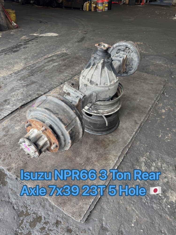Isuzu Hicom NPR66 3 Ton Rear Axle 7×39 23T 5 Hole