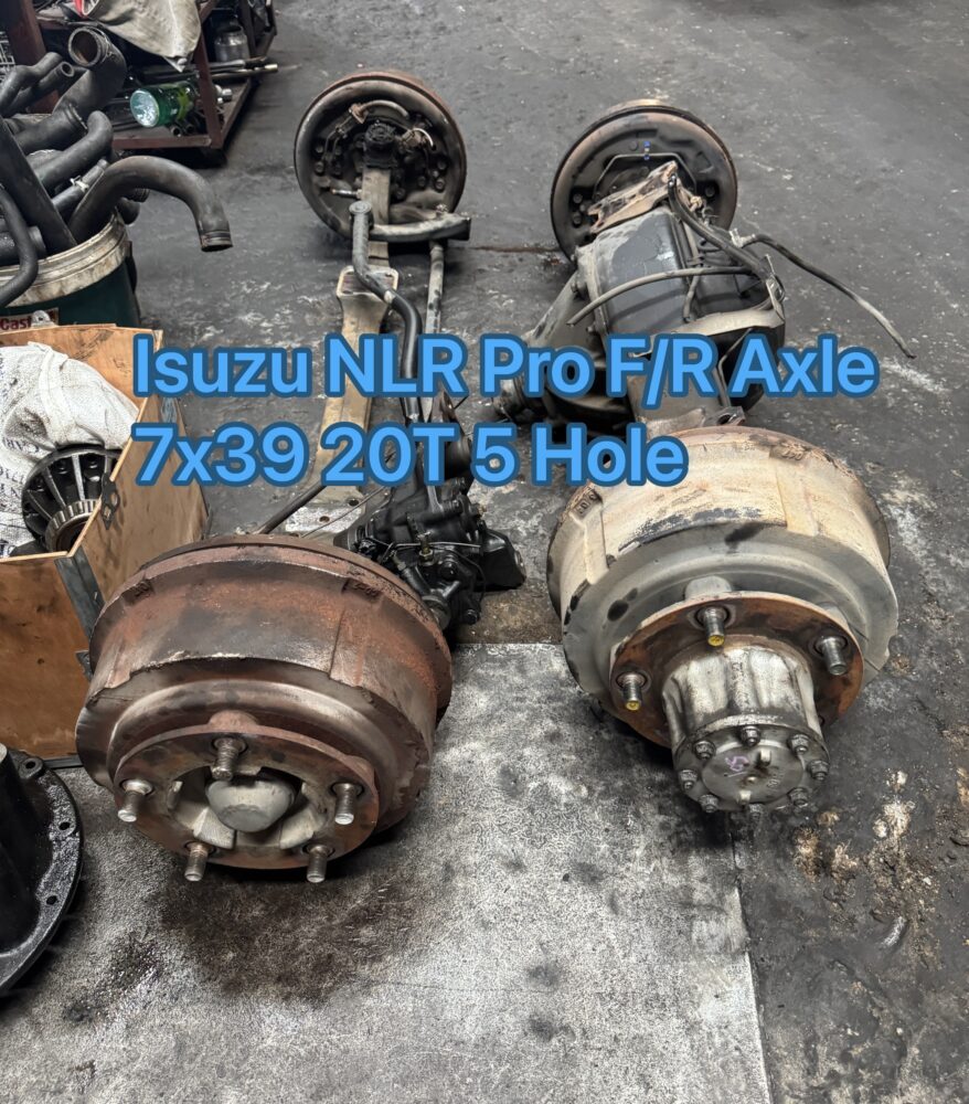 Isuzu NLR Pro 1 Ton Front Rear Axle 7.39 20 teeth 6 Hole