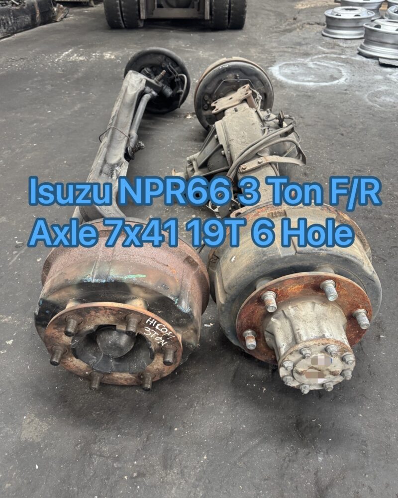 Isuzu NPR66 3 Ton Front Rear Axle 7.41 6 Hole