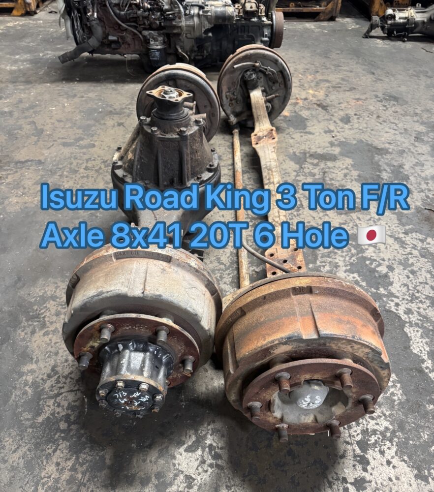 Isuzu Hicom Road King 3 Ton Front Rear Axle 8.41 20T 6 Hole