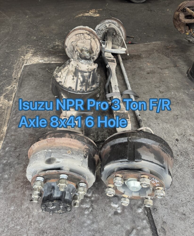 Isuzu NPR Prp 3 Ton Front Rear Axle 8.41 6 Hole
