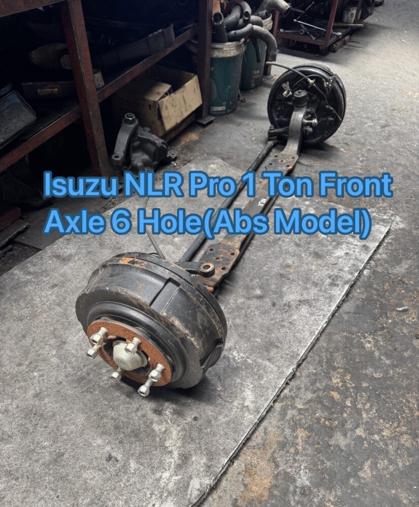 Isuzu NLR Pro 1 Ton Front Axle 6 Hole Abs Model
