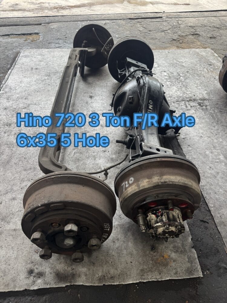 Hino 720 Dutro 3 Ton Front Rear Axle 6.35 5 Hole