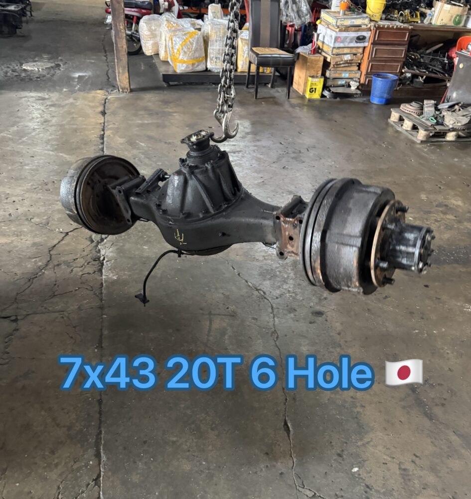 Isuzu Road King 3 Ton Rear Axle 7.43 20T 6 Hole