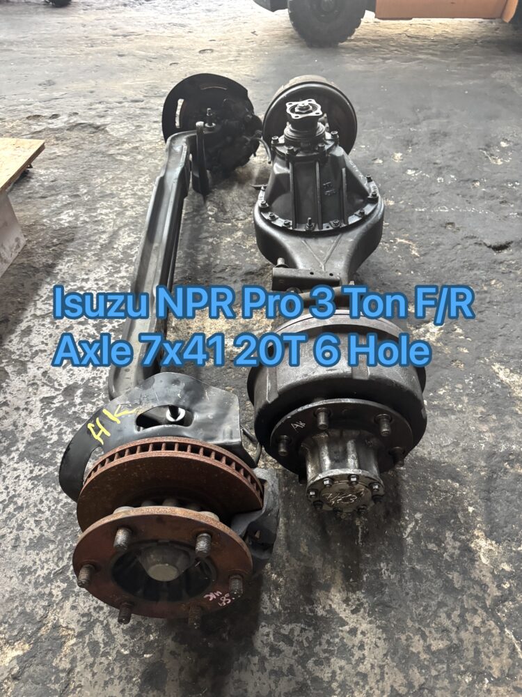 Isuzu NPR75 Pro 3 Ton Front Rear Axle 7.41 20T 6 Hole