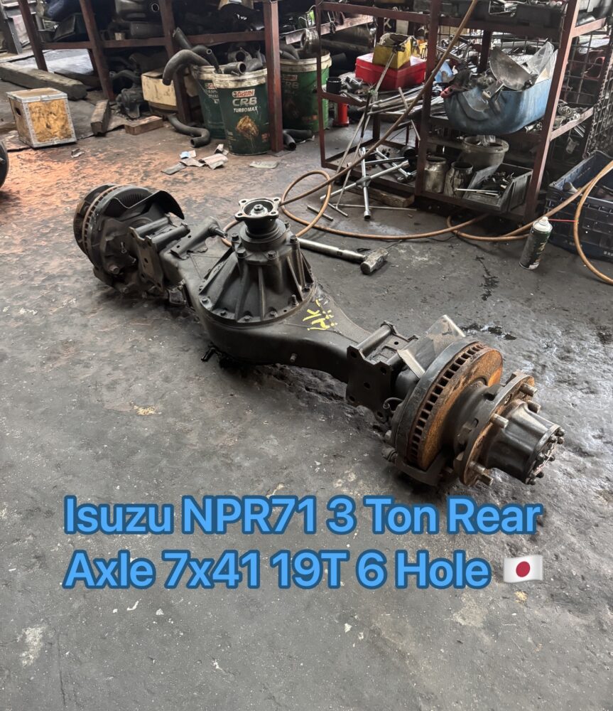 Isuzu Hicom NPR71 3 Ton Rear Axle 7.41 19T 6 Hole