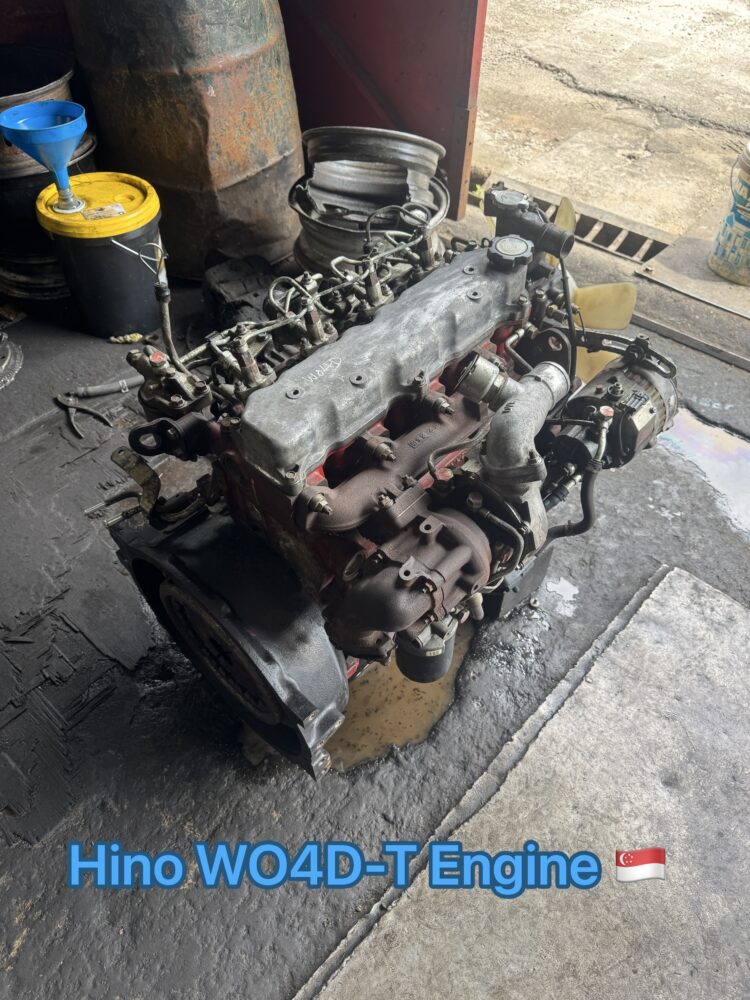 Hino Dutro WO4D Turbo Engine Complete