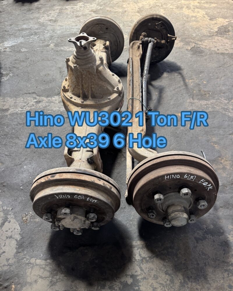 Hino Dutro WU302 1 Ton Front Rear Axle 8.39 6 Hole