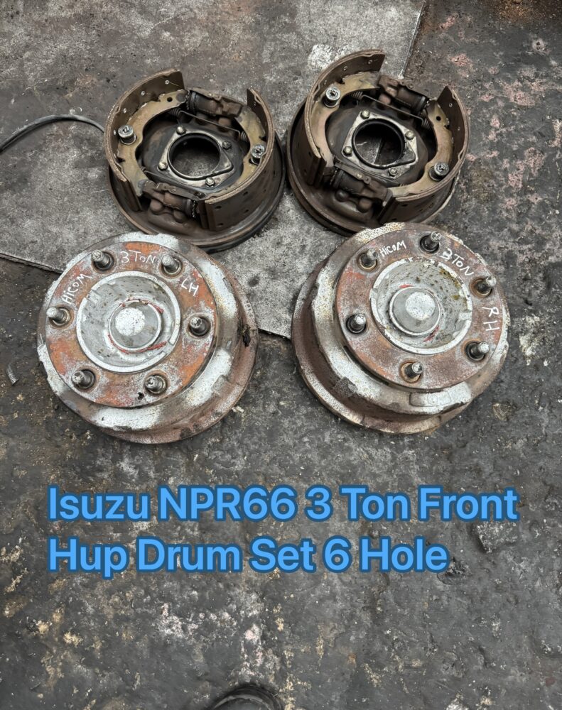 Isuzu NPR66 3 Ton Front Hup Bearing Drum Set 6 Hole